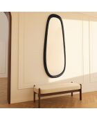 Miroir Silvia chêne noir - 160x60x3.8 cm