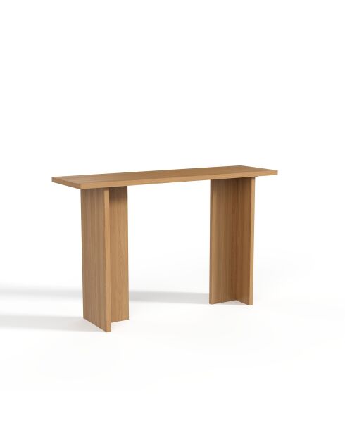 Console Ebano chêne clair 120 cm - 120x35x80 cm
