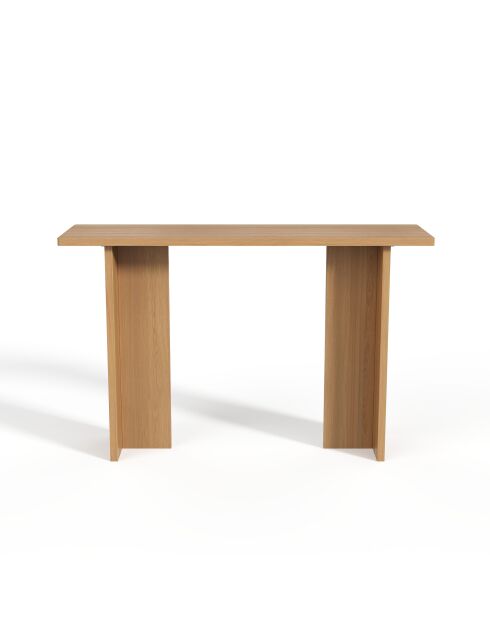 Console Ebano chêne clair 120 cm - 120x35x80 cm