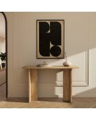 Console Ebano chêne clair 120 cm - 120x35x80 cm