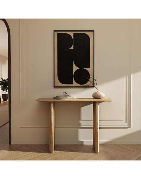 Console Pura chêne clair 110 cm - 110x40x80 cm