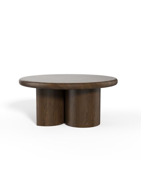 Table basse Selva noyer foncé - 89x89x36 cm