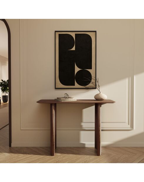 Console Pura noyer 110 cm - 110x40x80 cm