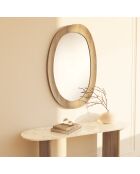 Miroir Alo noyer clair - 80x5x120 cm