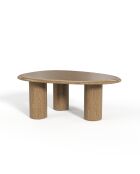 Table basse Olivo noyer clair  - 90x65x35 cm