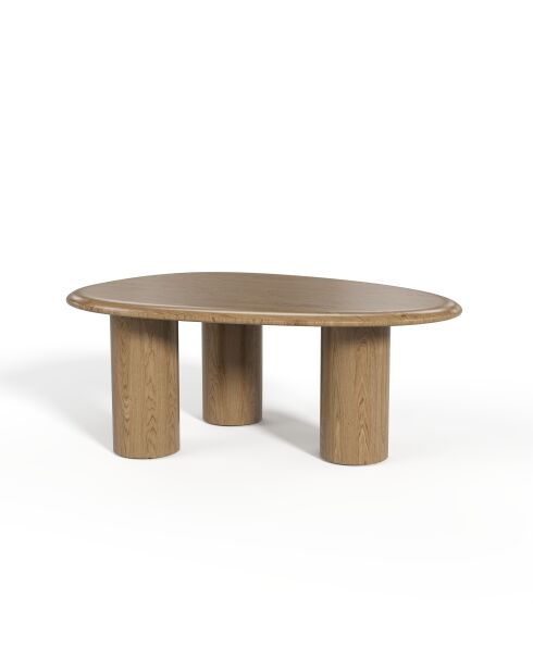 Table basse Olivo noyer clair - 90x65x35 cm