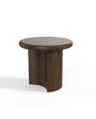 Table d'appoint Selva noyer foncé - 50x50x46 cm