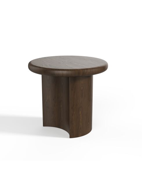 Table d'appoint Selva noyer foncé - 50x50x46 cm