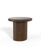 Table d'appoint Selva noyer foncé - 50x50x46 cm