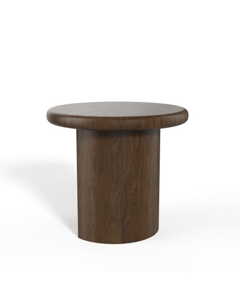 Table d'appoint Selva noyer foncé - 50x50x46 cm