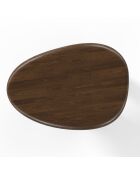Table basse Olivo noyer foncé  - 90x65x35 cm