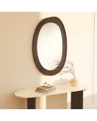 Miroir Alo noyer foncé - 80x5x120 cm