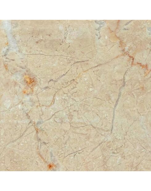 Console Nero marbre beige naturel et bois noyer foncé - 150x35x80 cm