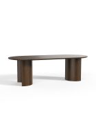 Table à manger Monti noyer foncé  - 220x100x75.5