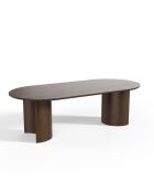 Table à manger Monti noyer foncé  - 220x100x75.5