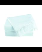 Drap plat satin de coton - Uni 1 baratta Bleu 01