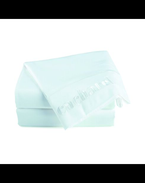 Drap plat satin de coton - Uni 1 baratta Bleu 01
