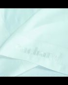Drap plat satin de coton - Uni 1 baratta Bleu 01
