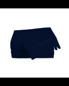 Drap plat satin de coton - Uni 1 baratta Bleu 11