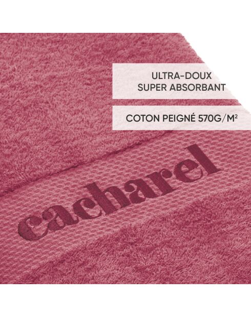 Set de 2 draps de bain Rose Blush - 70 x 140 cm