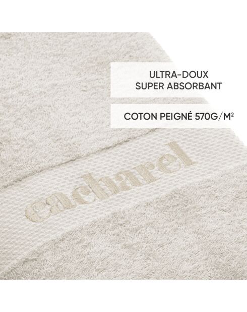 Set de 2 serviettes + 2 draps de bain Sable