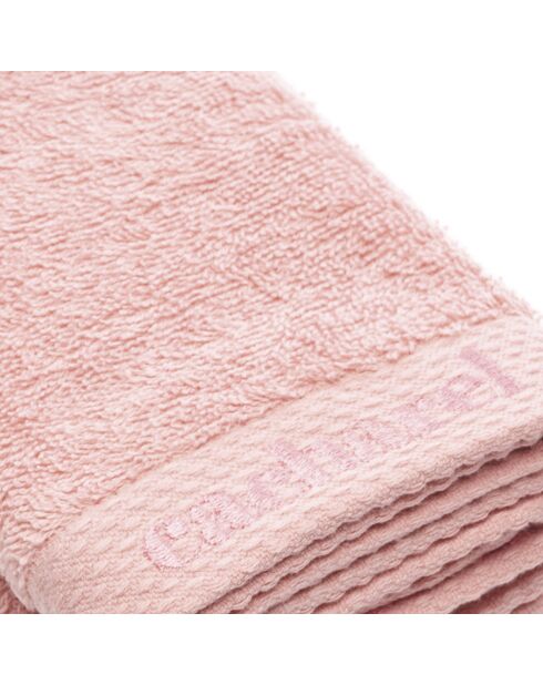 Set de 4 serviettes d'invitées Rose pétale - 30 x 30 cm