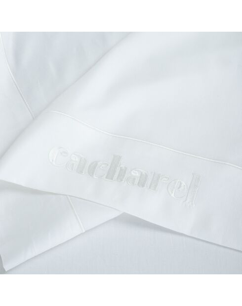 Drap plat satin de coton Uni 1 baratta Blanc 01