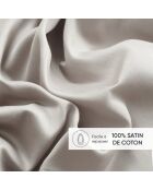 Drap plat satin de coton - Uni 1 baratta Taupe 04