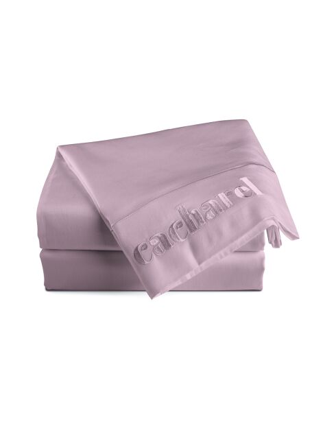 Drap plat satin de coton - Uni 1 baratta Rose 02