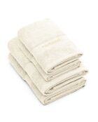 Set de 2 serviettes + 2 draps de bain Ivoir