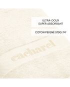 Set de 2 serviettes + 2 draps de bain Ivoir