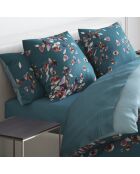 Drap-housse satin de coton Uni Vert