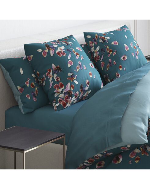 Drap-housse satin de coton Uni Vert