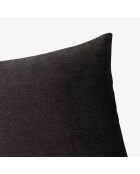 Housse de coussin Yara Gris foncé - 45 x 45 cm