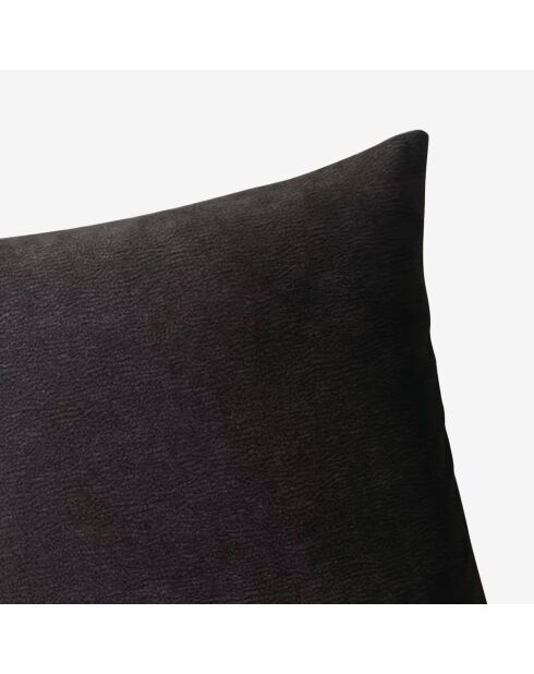 Housse de coussin Yara Gris foncé - 45 x 45 cm