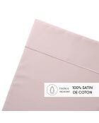 Drap plat satin de coton - Uni 1 baratta Rose 01