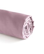 Drap-housse satin de coton Uni Rose