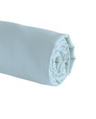Drap-housse satin de coton Uni Vert clair