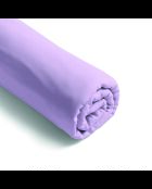 Drap-housse satin de coton - Uni Violet clair