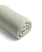 Drap-housse satin de coton - Uni Vert clair
