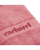 Set de 2 serviettes + 2 draps de bain Rose hibiscus