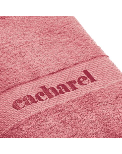 Set de 2 serviettes + 2 draps de bain Rose hibiscus
