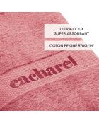 Set de 2 serviettes + 2 draps de bain Rose hibiscus
