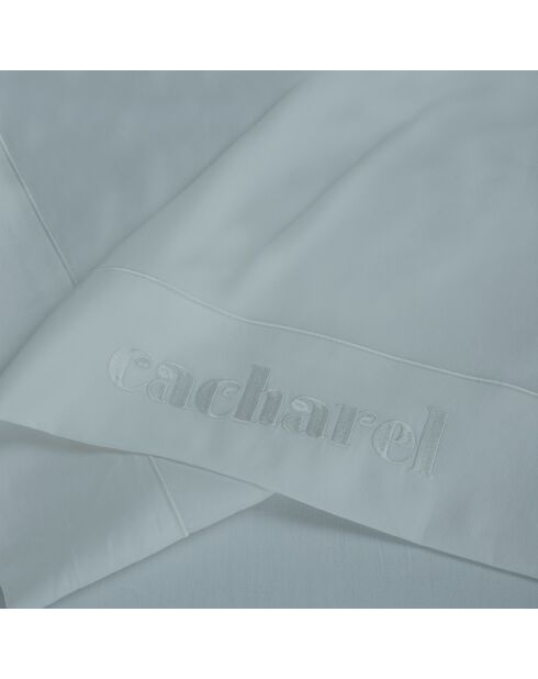 Drap plat satin de coton - Uni 1 baratta Bleu 09