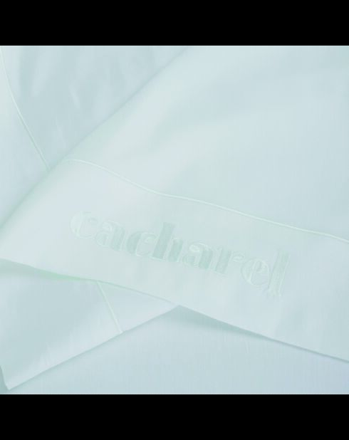 Drap plat satin de coton - Uni 1 baratta Vert 01