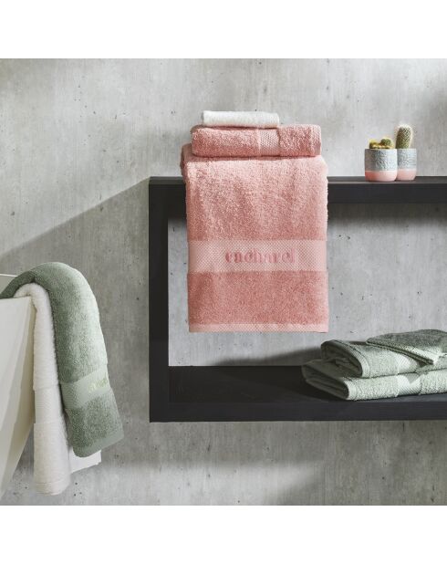 Set de 2 serviettes Vert amande - 50 x 100 cm