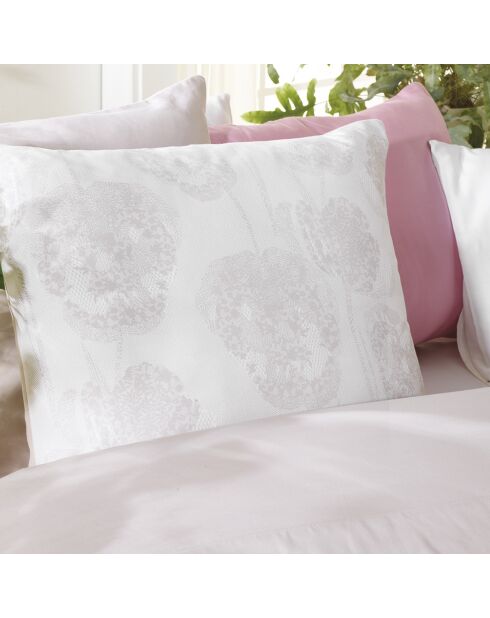 Drap-housse satin de coton Uni Taupe