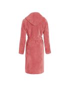 Peignoir avec capuche en coton ulta absorbant - Rose hibiscus - S / M