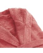 Peignoir avec capuche en coton ulta absorbant - Rose hibiscus - S / M