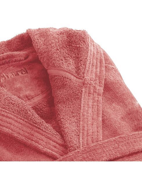 Peignoir avec capuche en coton ulta absorbant - Rose hibiscus - S / M